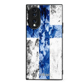 Honor 70 suojakuoret - Painted Finnish Flag - Ei
